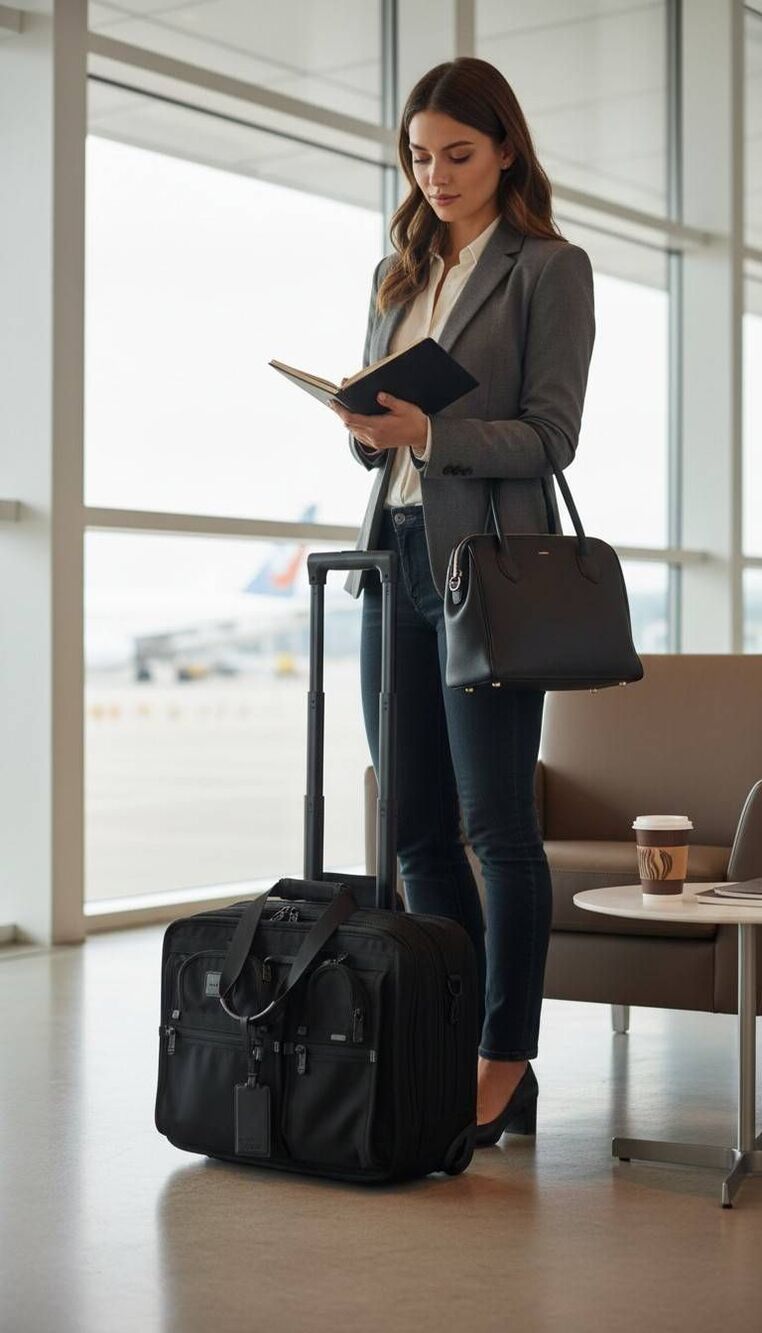 Tumi Rolling Alpha 2 wheel briefcase